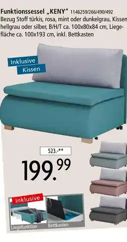 Zurbrüggen Funktionssessel keny Angebot