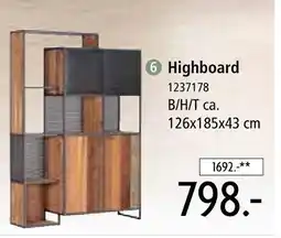 Zurbrüggen Highboard Angebot