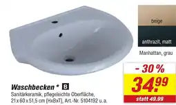 toom Baumarkt Waschbecken Angebot