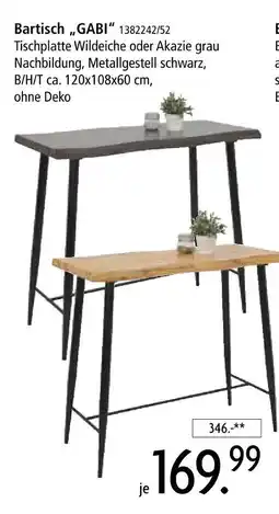 Zurbrüggen Bartisch gabi wildeiche Angebot