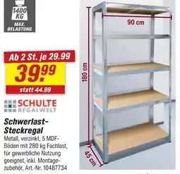 toom Baumarkt Schulte regalwelt schwerlast-steckregal Angebot