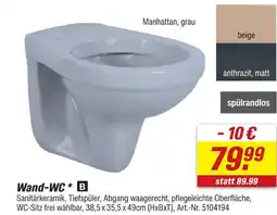 toom Baumarkt Wand-wc Angebot