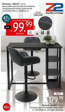 Zurbrüggen Z2 barhocker dollie Angebot