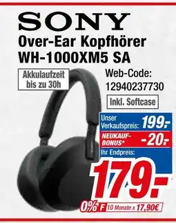 Expert Sony over-ear kopfhörer wh-1000xm5 sa Angebot