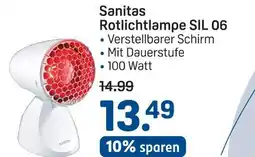 Rossmann Sanitas rotlichtlampe sil 06 Angebot