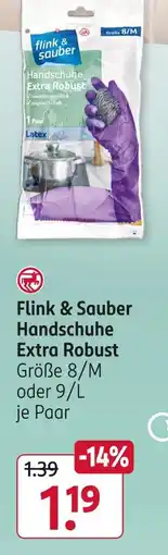 Rossmann Flink & sauber handschuhe extra robust Angebot
