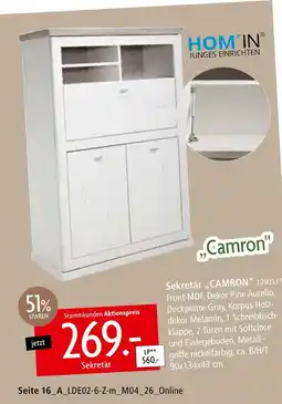 Zurbrüggen Hom'in sekretär camron Angebot