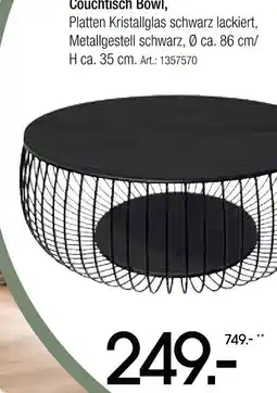 Zurbrüggen Couchtisch bowl Angebot