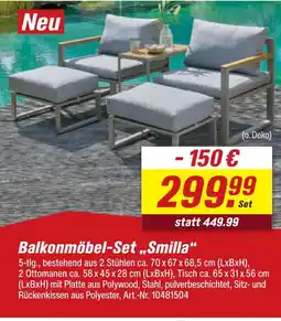 toom Baumarkt Balkonmöbel-set smilla Angebot
