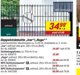 toom Baumarkt Doppelstabmatte ivar Angebot