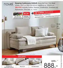 Zurbrüggen Novel boxspring-funktionssofa charlize Angebot