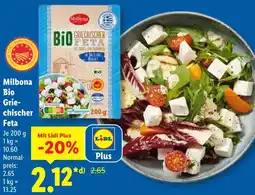 Lidl Milbona Bio Griechischer Feta Angebot