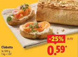 Lidl Ciabatta Angebot