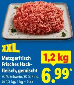 Lidl Metzgerfrisch Frisches Hackfleisch, gemischt Angebot