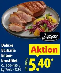 Lidl Deluxe Barbarie Entenbrustfilet Angebot