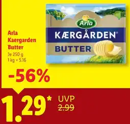 Lidl Arla Kaergarden Butter Angebot
