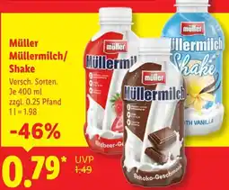 Lidl Müller Müllermilch/ Shake Angebot