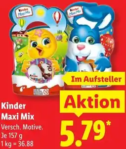 Lidl Kinder Maxi Mix Angebot