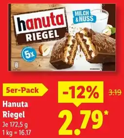 Lidl Hanuta Riegel Angebot