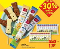 Lidl Favorina Schoko-Lollys Angebot
