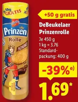 Lidl DeBeukelaer Prinzenrolle Angebot