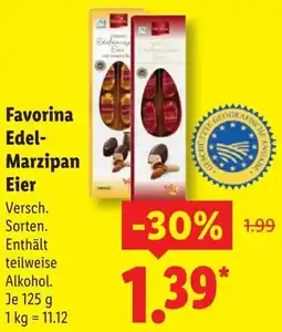 Lidl Favorina Edel Marzipan Eier Angebot