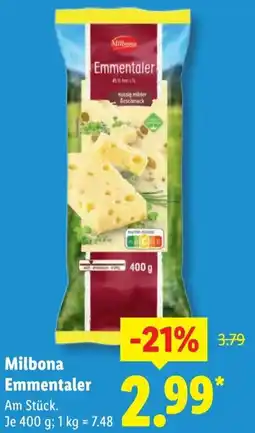 Lidl Milbona Emmentaler Angebot