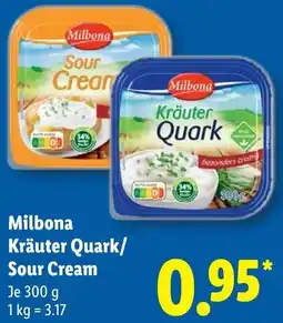 Lidl Milbona Kräuter Quark/ Sour Cream Angebot