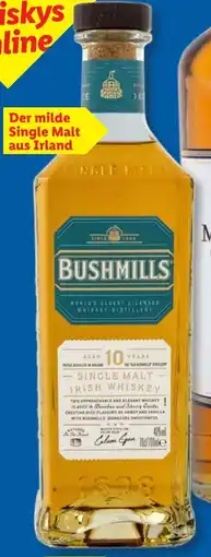 Lidl Bushmills Single Malt Irish Whiskey 10 Jahre Angebot