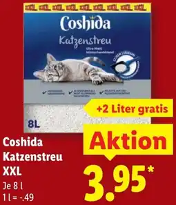 Lidl Coshida Katzenstreu XXL Angebot