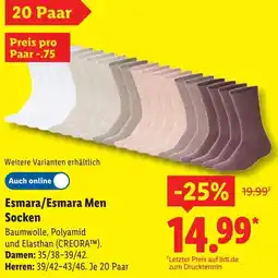 Lidl Esmara/Esmara Men Socken Angebot