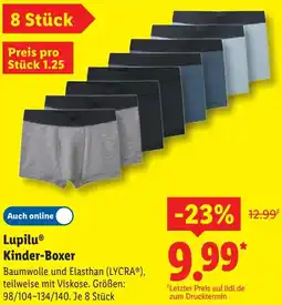 Lidl Lupilu Kinder-Boxer Angebot