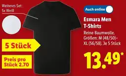 Lidl Esmara Men T-Shirts Angebot
