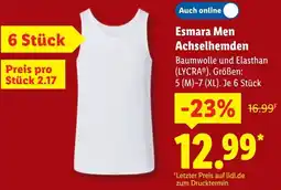 Lidl Esmara Men Achselhemden Angebot