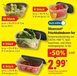 Lidl Silvercrest Frischhaltedosen-Set Angebot