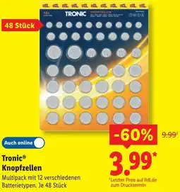 Lidl Tronic Knopfzellen Angebot