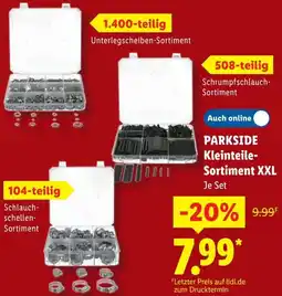 Lidl PARKSIDE Kleinteile Sortiment XXL Angebot