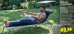 Lidl Livarno Aluminium Sonnenliege Angebot