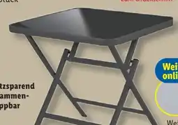 Lidl Livarno Home Aluminium-Klapptisch Angebot