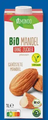 Lidl Vemondo Veganer Bio Mandeldrink XXL Angebot