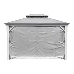 Netto Marken-Discount Sojag Pavillon Messina 10x12 Taupe Vorhänge Angebot