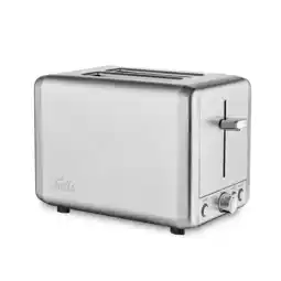 Netto Marken-Discount Solis Zwei-Schlitz Toaster, 6 Stufen, Krümelschublade, silber Angebot