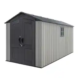 Netto Marken-Discount Lifetime Gerätehaus Utah Grau 427x206x265cm Angebot