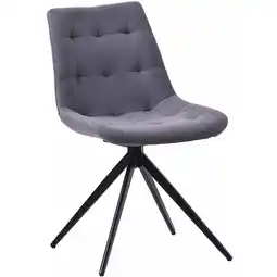 Netto Marken-Discount CLP Esszimmerstuhl Merna I Küchenstuhl gepolstert und schwenkbar I Polsterstuhl mit Rückenlehne Angebot