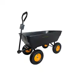 Netto Marken-Discount Westmann Kunststoff Gartenwagen mit Kippfunktion Prakta M Schwarz 119x60x105cm Angebot