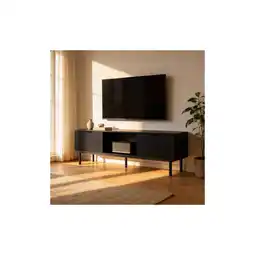 Netto Marken-Discount Home Deluxe TV-Schrank NYLA Schwarz - 160 x 43 cm Angebot