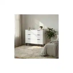 Netto Marken-Discount Home Deluxe Kommode NYLA Weiß - 90 x 80 cm Angebot