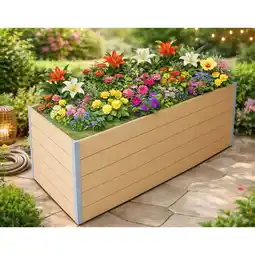 toom Baumarkt Hochbeet WPC sand 160 x 75 x 70 cm Angebot