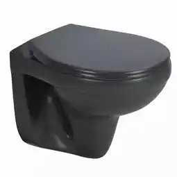 toom Baumarkt sanicomfort Wand-WC spülrandlos matt anthrazit, ohne WC-Sitz Angebot