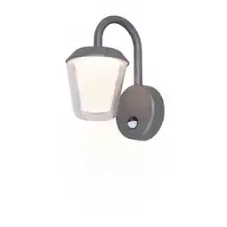 toom Baumarkt toom LED-Außenwandleuchte 'Porto' aluminiumfarben 17,6 x 12 x 24 cm, mit Bewegungsmelder Angebot